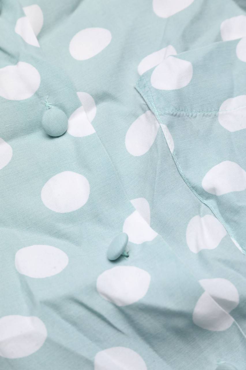 Carou Street One Vintage-Hemd-Bluse Mit Kurzem Ärmel