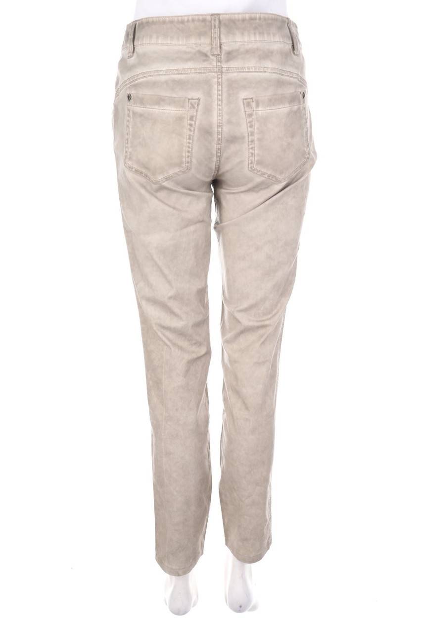 Carou Street One Vintage Style-Used Look Straight Cut Jeans Mit Zipper