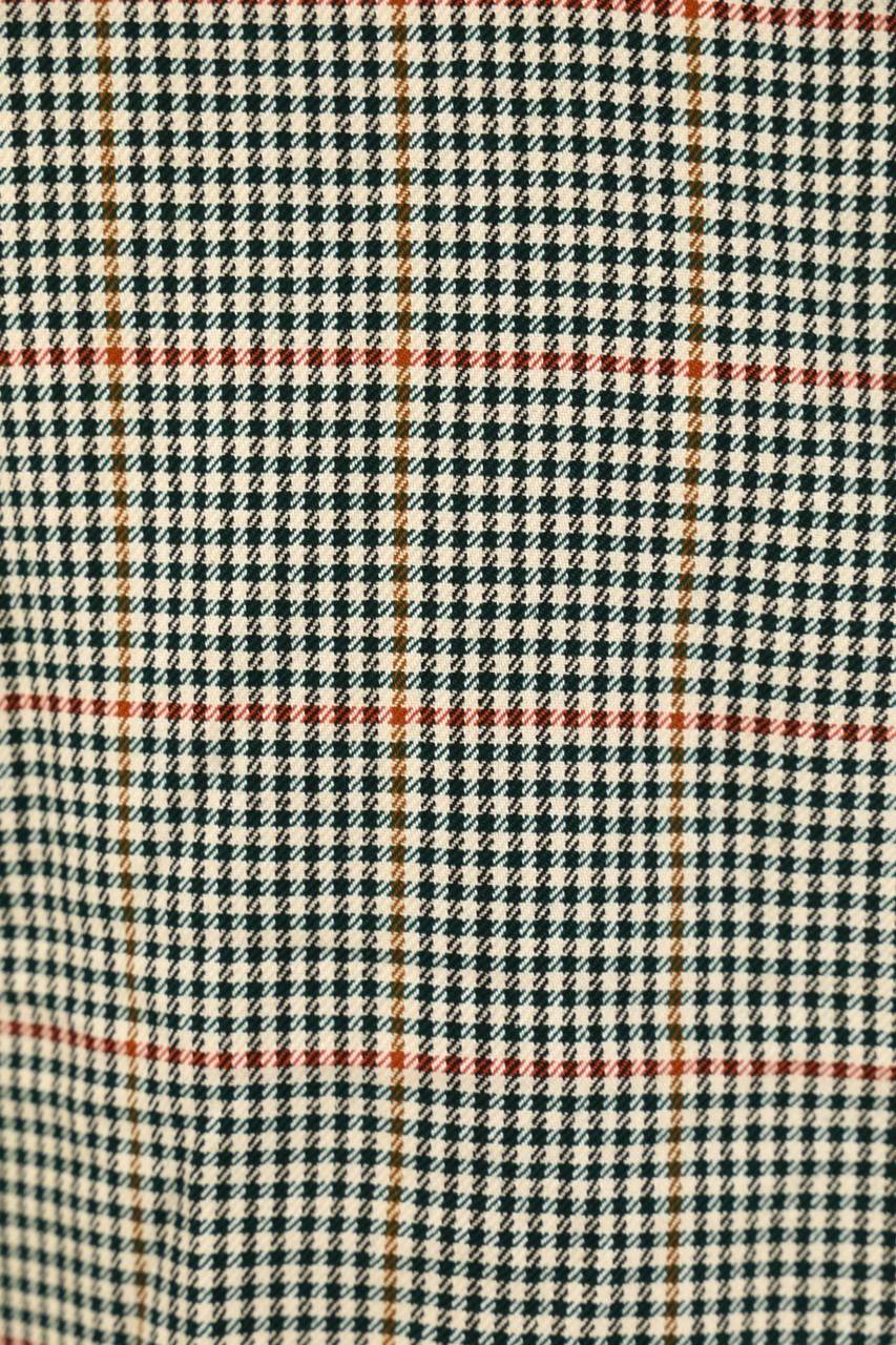 Carou Strellson Vintage-Karo-Sakko Aus Seiden-Mischung Mit Schurwolle