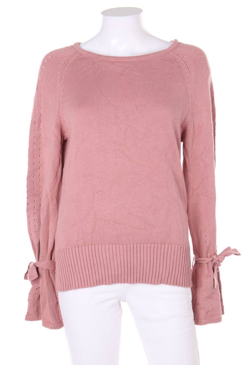 Carou sundance Strick-Pullover mit Lochstrick-Details
