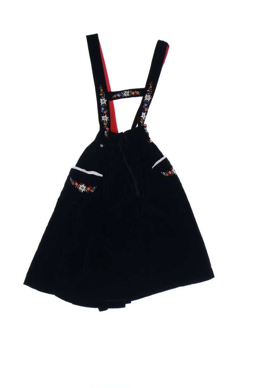 Carou swiss tradition Samt-Latz-Rock im Folklore-Stil