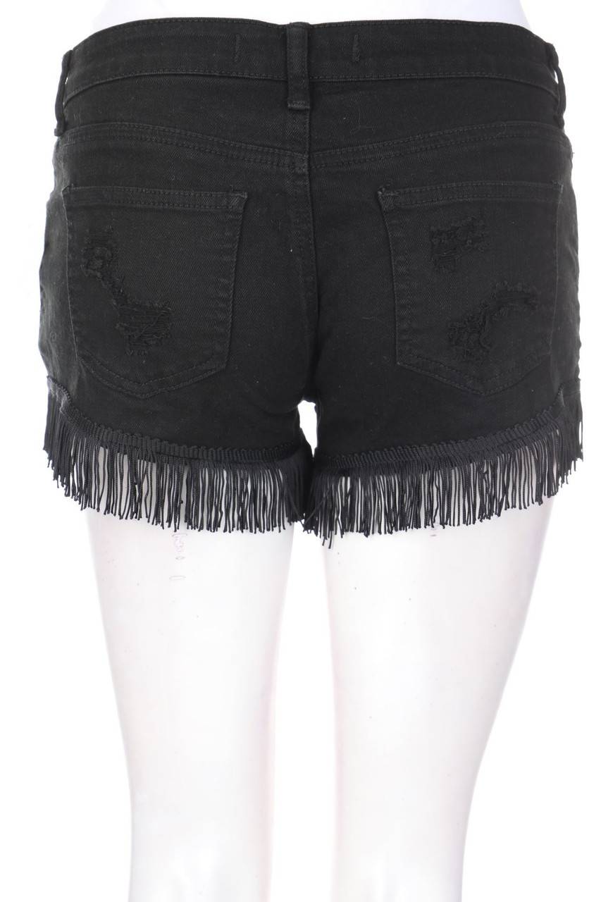 Carou TALLY WEiJL Destroyed Jeans-Shorts Mit Fransen