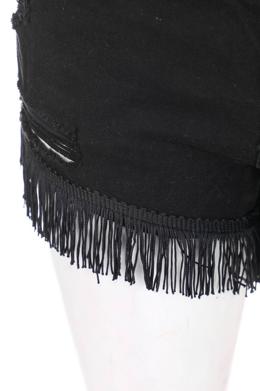 Carou TALLY WEiJL Destroyed Jeans-Shorts Mit Fransen
