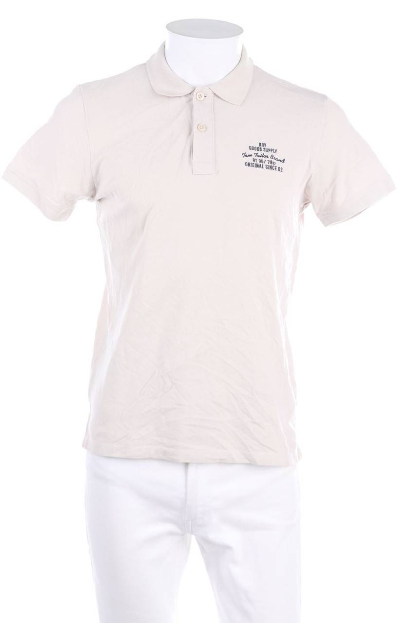 Carou TOM TAILOR Baumwoll-Poloshirt mit Logo-Stickerei