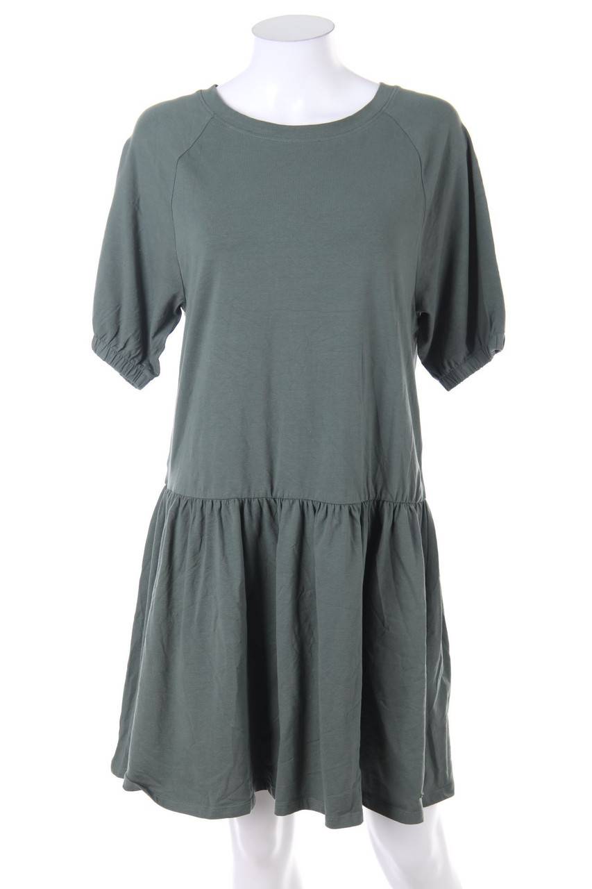 Carou TOM TAILOR Denim Sweat-Kleid aus Baumwoll-Mix