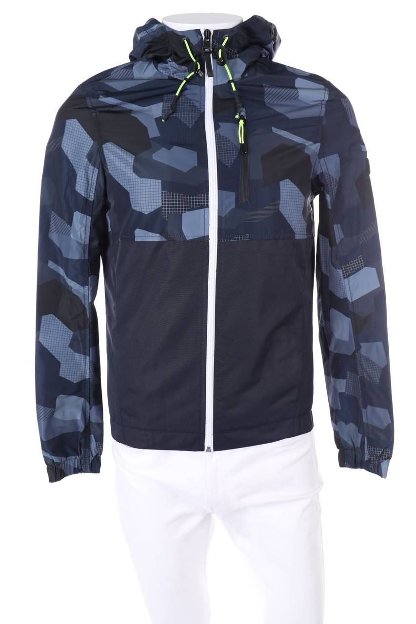 Carou TOM TAILOR Denim Windbreaker-Jacke mit Camouflage-Print