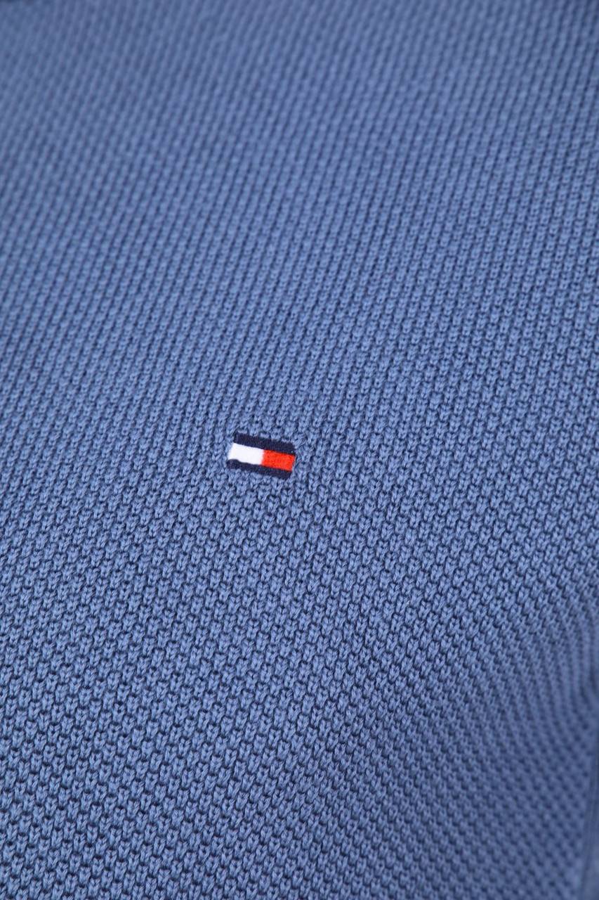 Carou TOMMY HILFIGER Baumwoll-Strick-Pullover Mit Logo-Stickerei