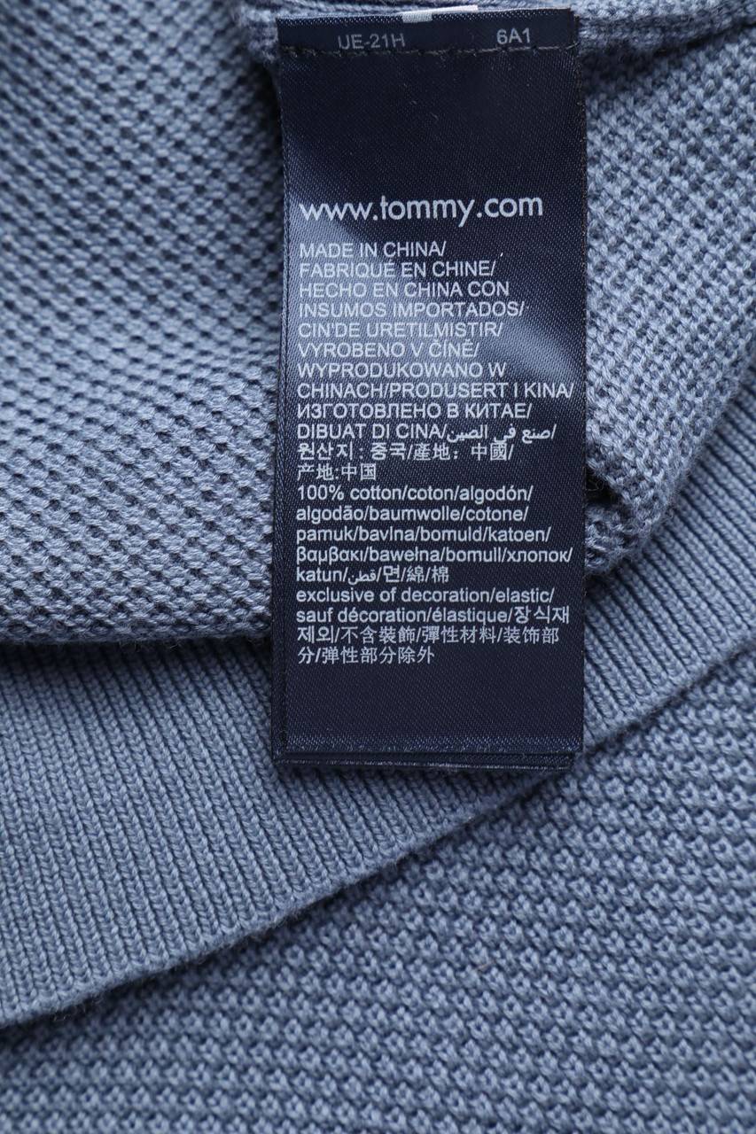 Carou TOMMY HILFIGER Baumwoll-Strick-Pullover Mit Logo-Stickerei