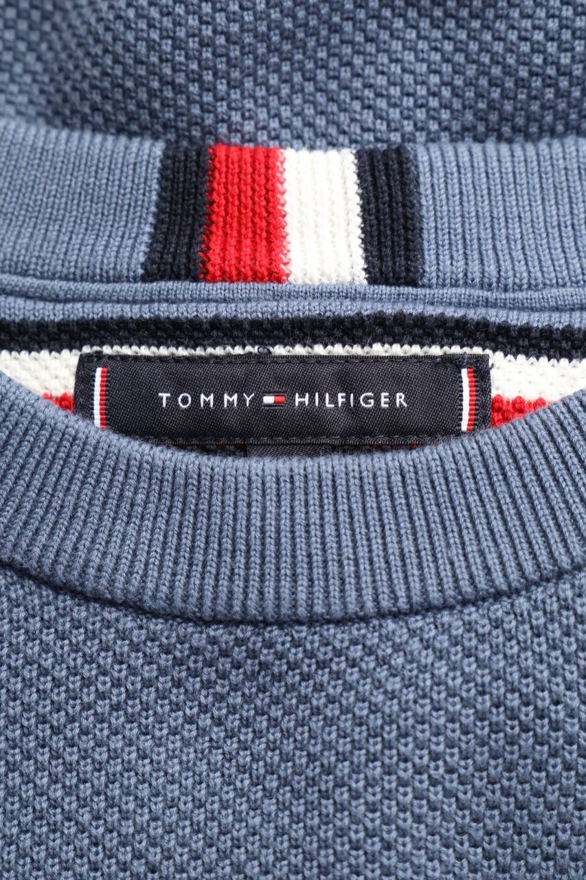 Carou TOMMY HILFIGER Baumwoll-Strick-Pullover Mit Logo-Stickerei