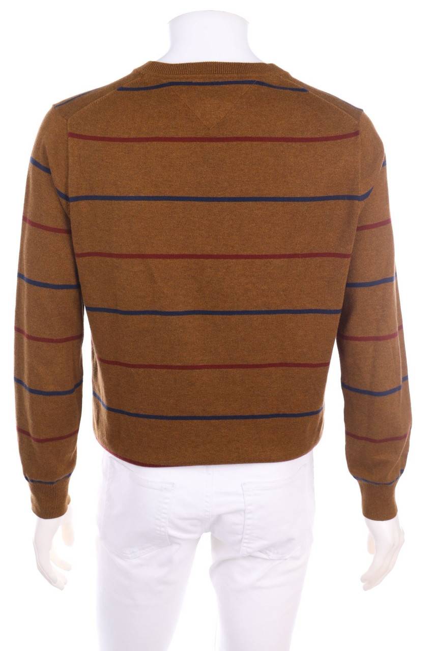 Carou TOMMY HILFIGER Baumwoll-Strick-Pullover Mit Logo-Stickerei