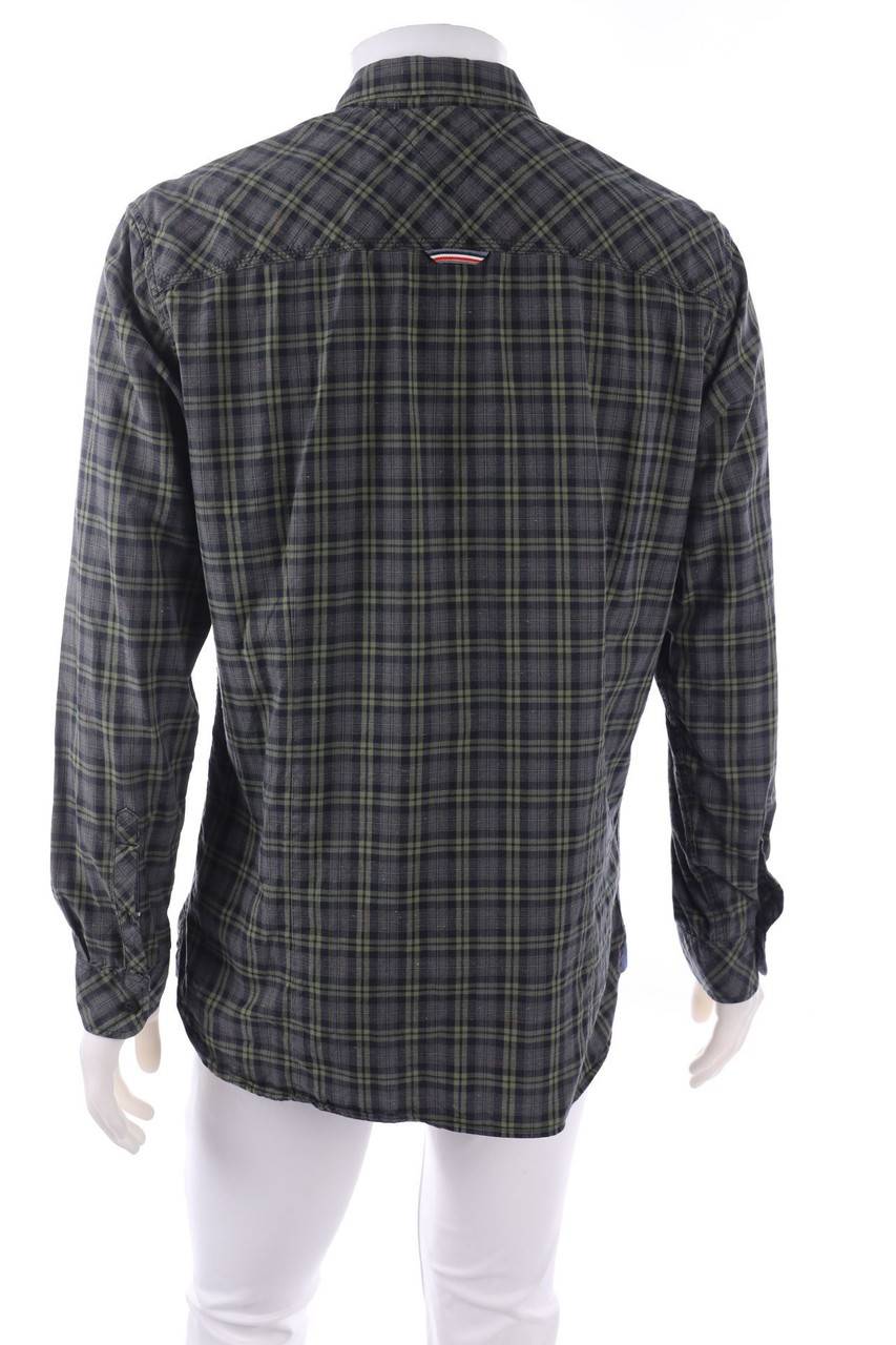 Carou TOMMY HILFIGER DENIM Kariertes Button-down-Hemd Aus Baumwolle