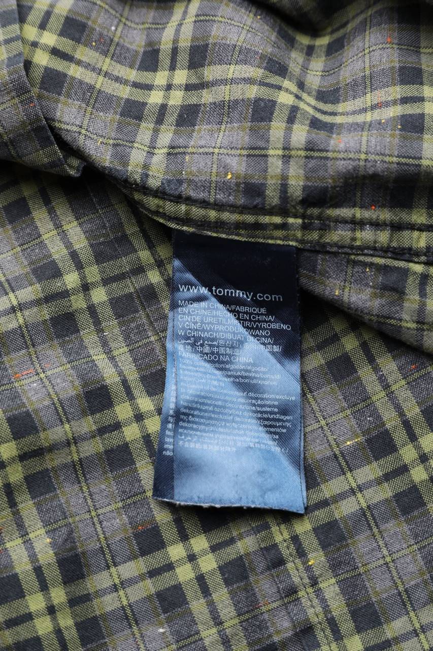 Carou TOMMY HILFIGER DENIM Kariertes Button-down-Hemd Aus Baumwolle