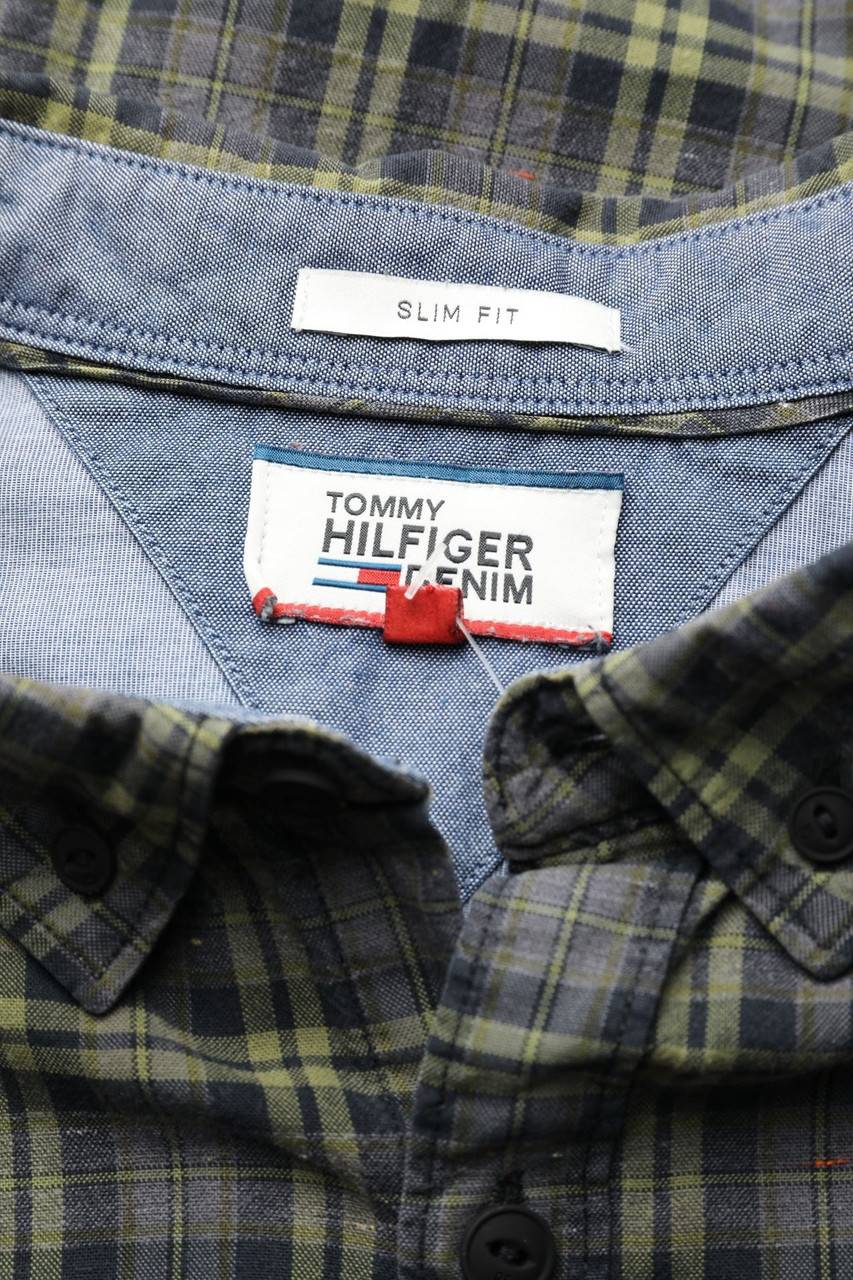 Carou TOMMY HILFIGER DENIM Kariertes Button-down-Hemd Aus Baumwolle
