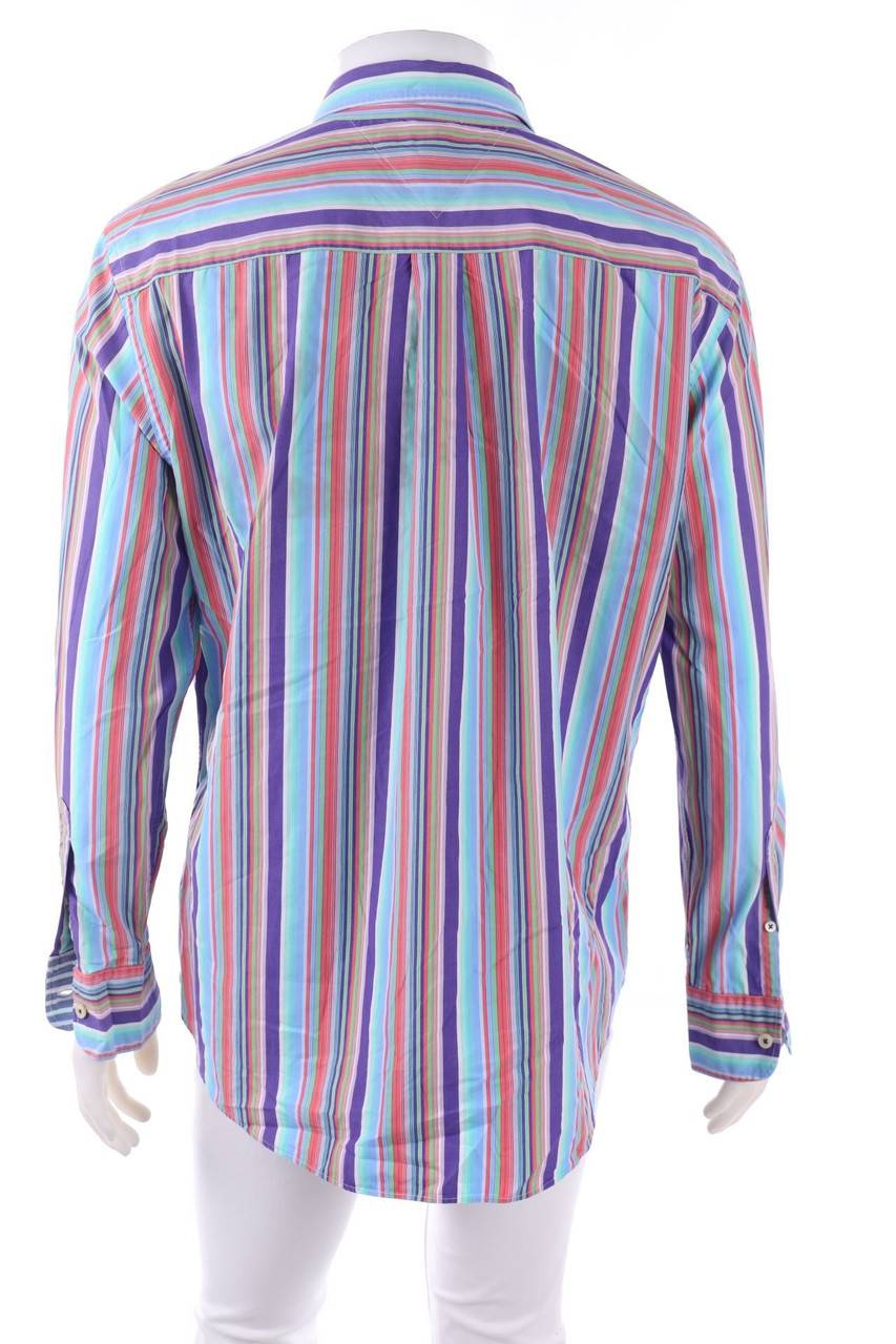 Carou TOMMY HILFIGER Gestreiftes Button-down-Hemd Aus Baumwolle