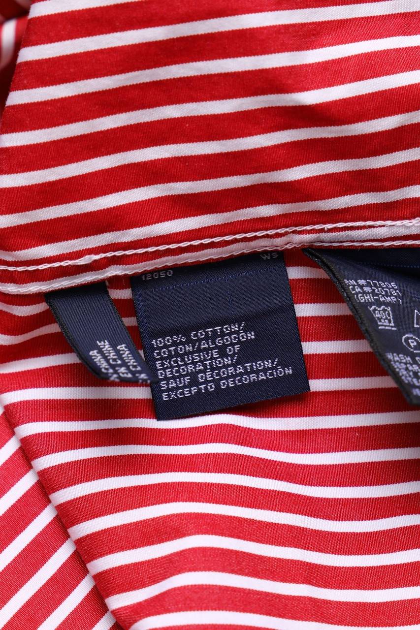 Carou TOMMY HILFIGER Gestreiftes Button-down-Hemd Aus Baumwolle