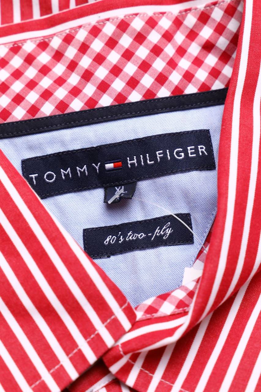 Carou TOMMY HILFIGER Gestreiftes Button-down-Hemd Aus Baumwolle