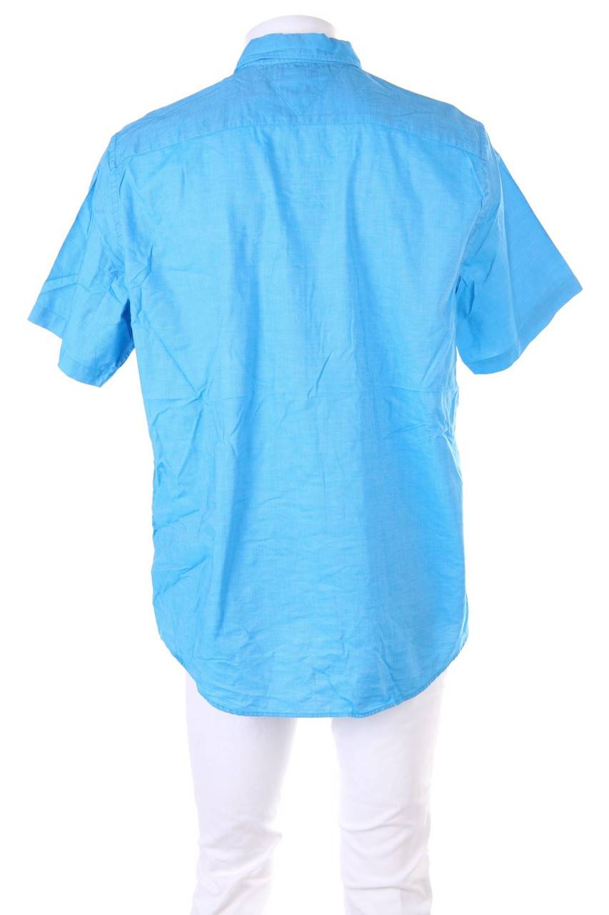 Carou TOMMY HILFIGER Kurzarm-Hemd Mit Button-down-Kragen Mit Logo-Stickerei