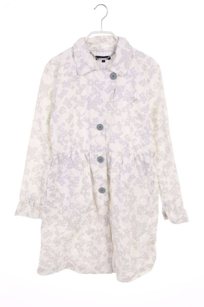 Carou TOMMY HILFIGER Mantel im Trenchcoat-Stil mit Blumen-Print