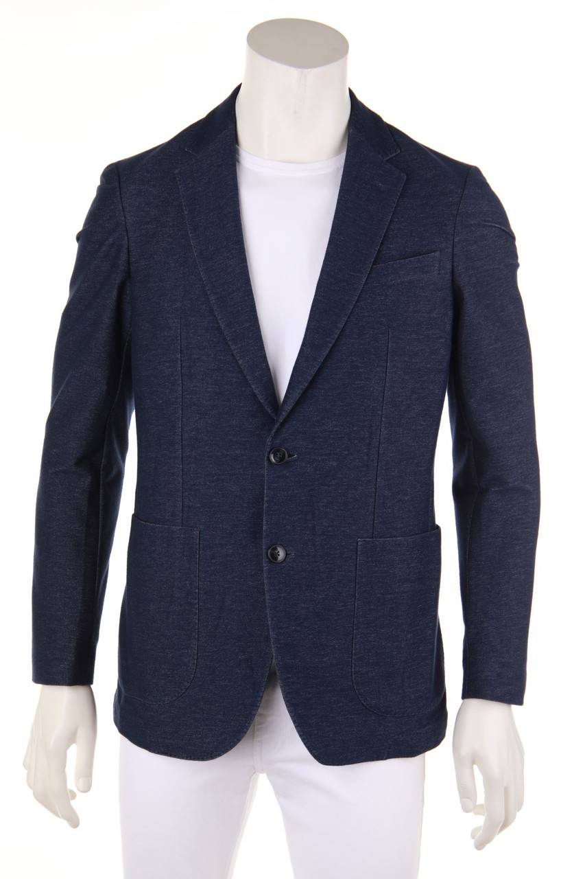 Carou TOMMY HILFIGER Sakko aus Baumwoll-Mix mit aufgesetzten Taschen