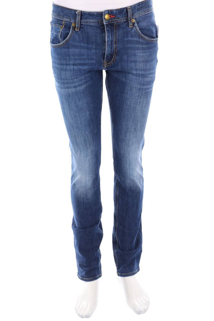 Carou TOMMY HILFIGER Slim Jeans aus Baumwoll-Mix mit Logo-Badge