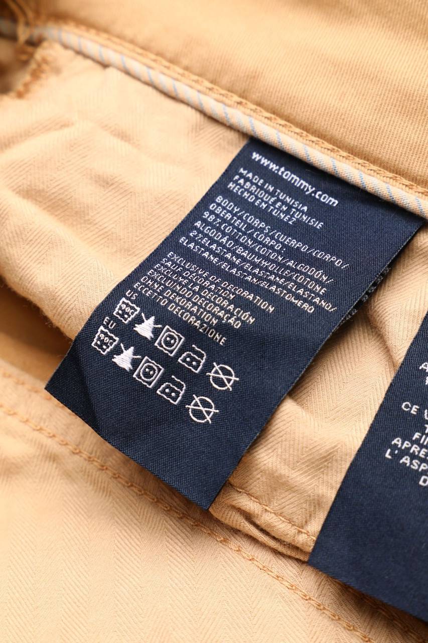 Carou TOMMY HILFIGER Straight Cut Jeans Mit Logo-Patch