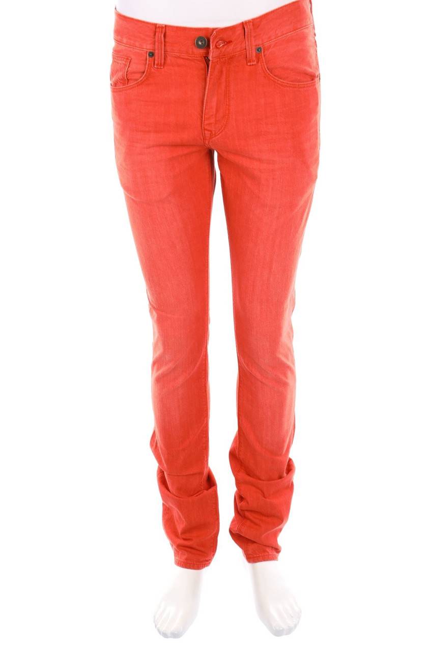 Carou TOMMY HILFIGER Straight Cut Jeans mit Logo-Patch