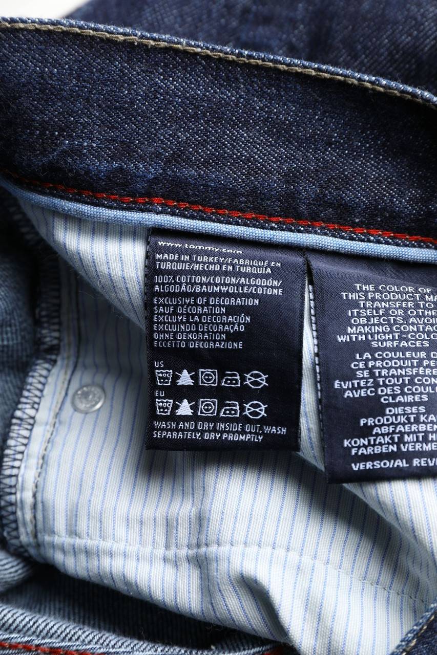 Carou TOMMY HILFIGER Straight Cut Jeans Mit Logo-Stickerei