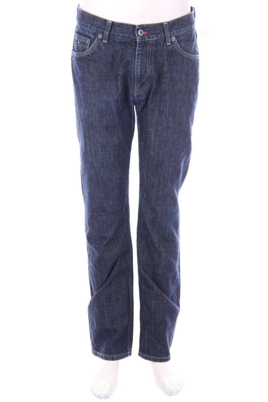 Carou TOMMY HILFIGER Straight Cut Jeans mit Logo-Stickerei