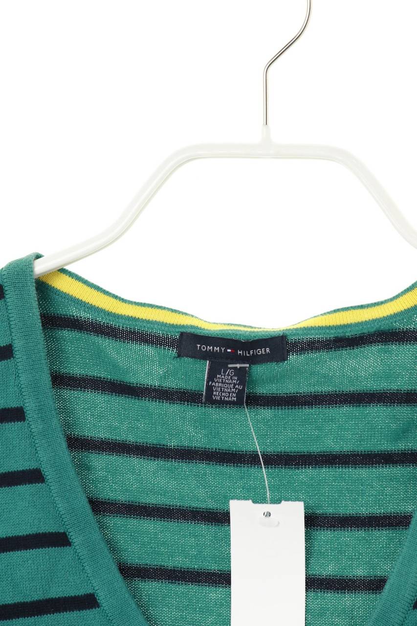 Carou TOMMY HILFIGER Streifen-Pullover Mit Logo-Stickerei