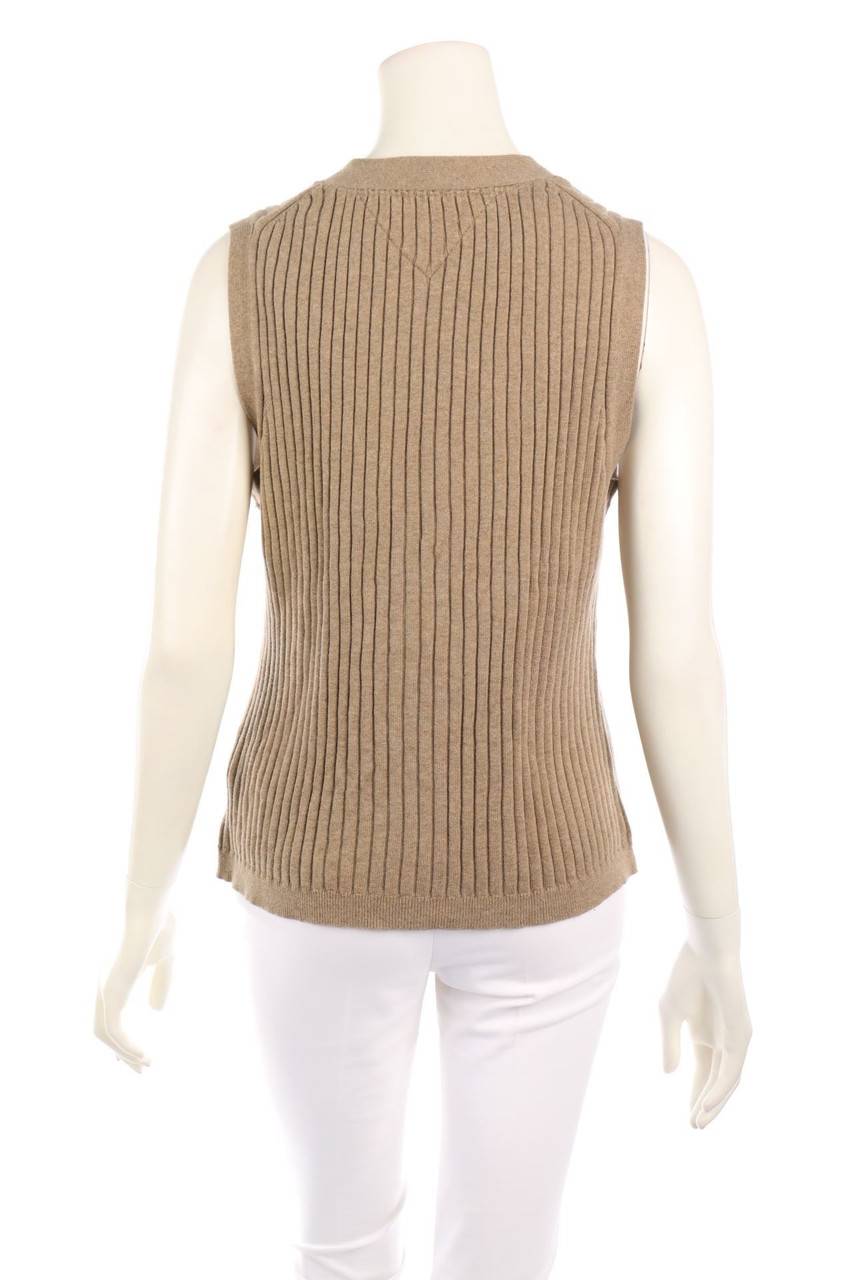 Carou TOMMY HILFIGER Strickweste Aus Baumwoll-Mix Mit Wolle