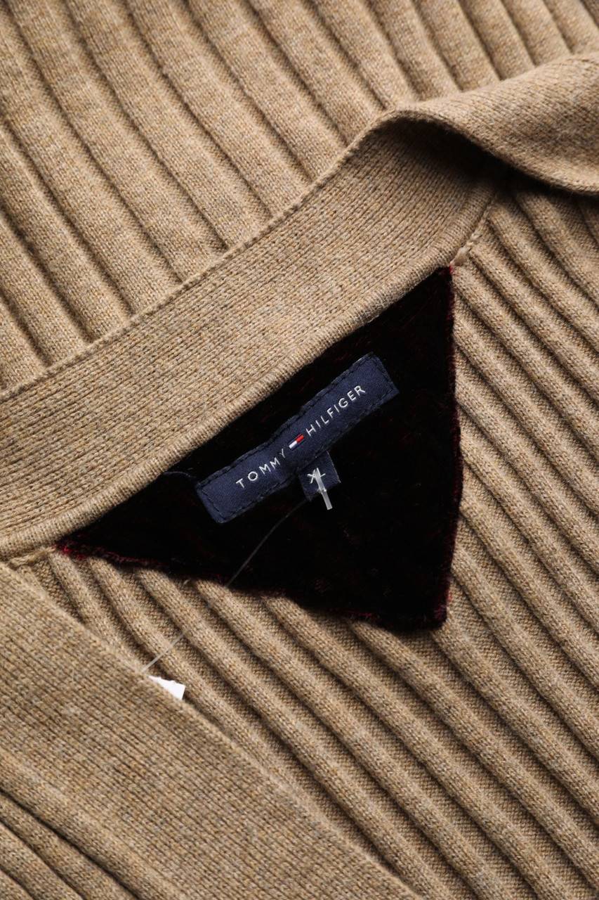 Carou TOMMY HILFIGER Strickweste Aus Baumwoll-Mix Mit Wolle