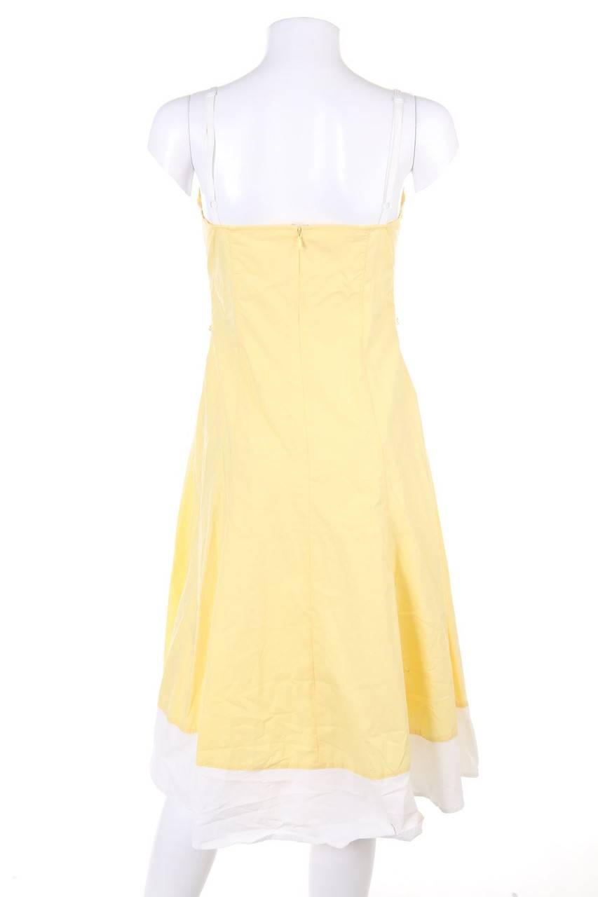 Carou TOMMY HILFIGER Two Tone-Kleid Mit Logo-Stickerei
