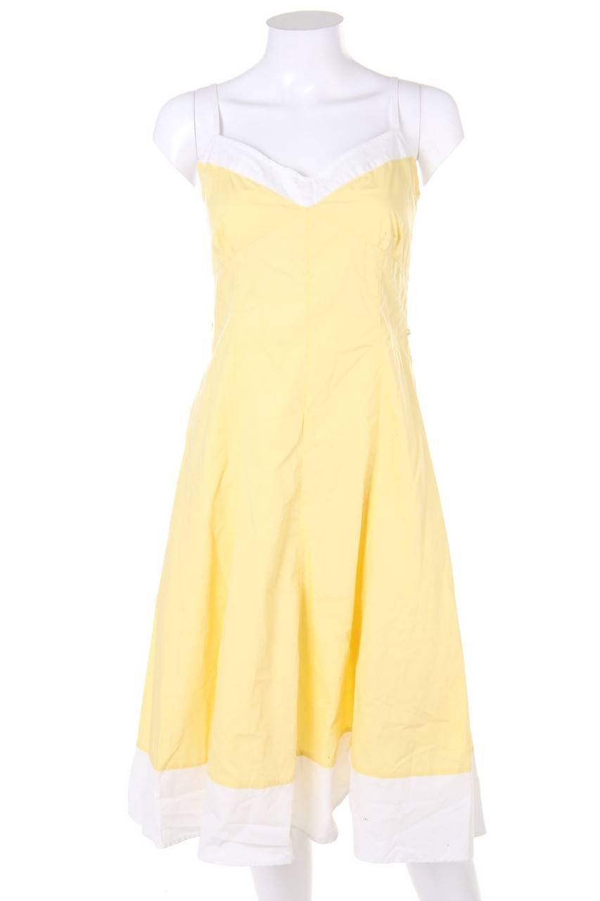 Carou TOMMY HILFIGER Two Tone-Kleid mit Logo-Stickerei