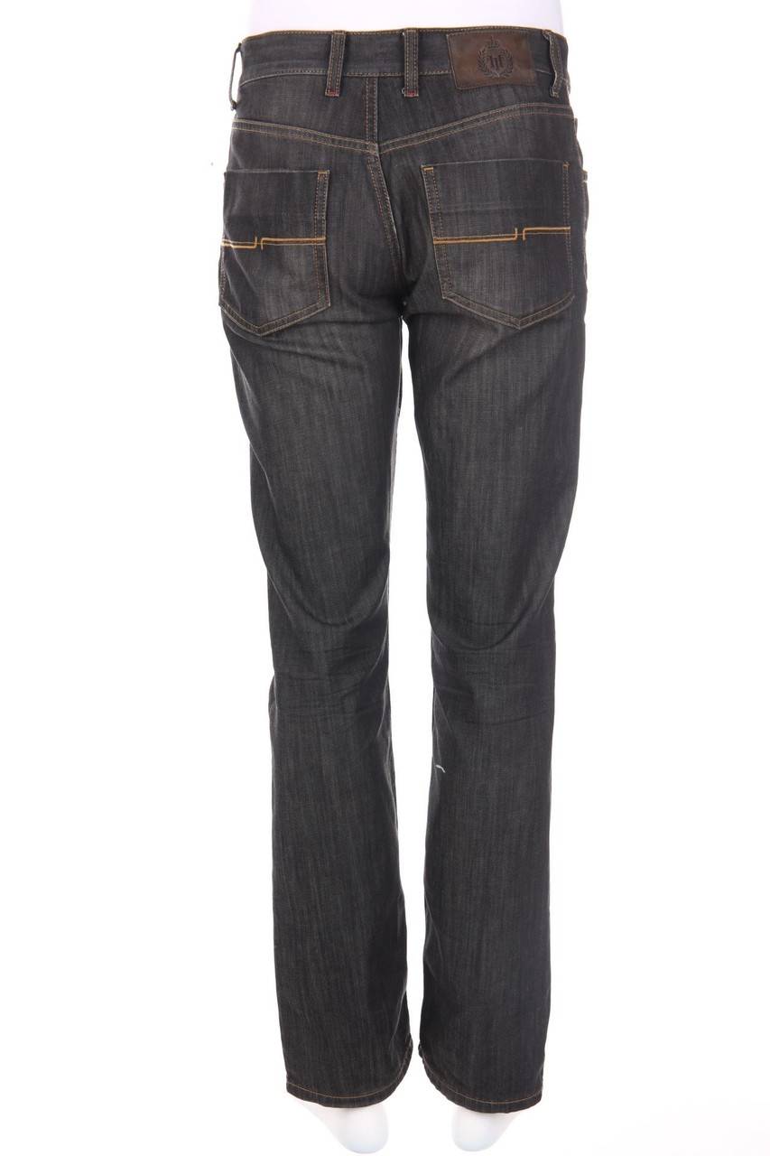 Carou TOMMY HILFIGER Used Look Slim-Jeans Mit Logo-Patch