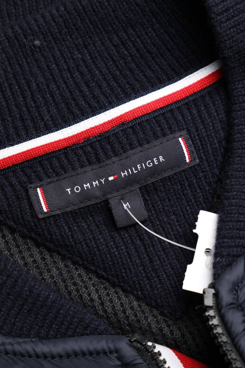 Carou TOMMY HILFIGER Wattierte Jacke Aus Woll-Mix Mit Logo-Stickerei