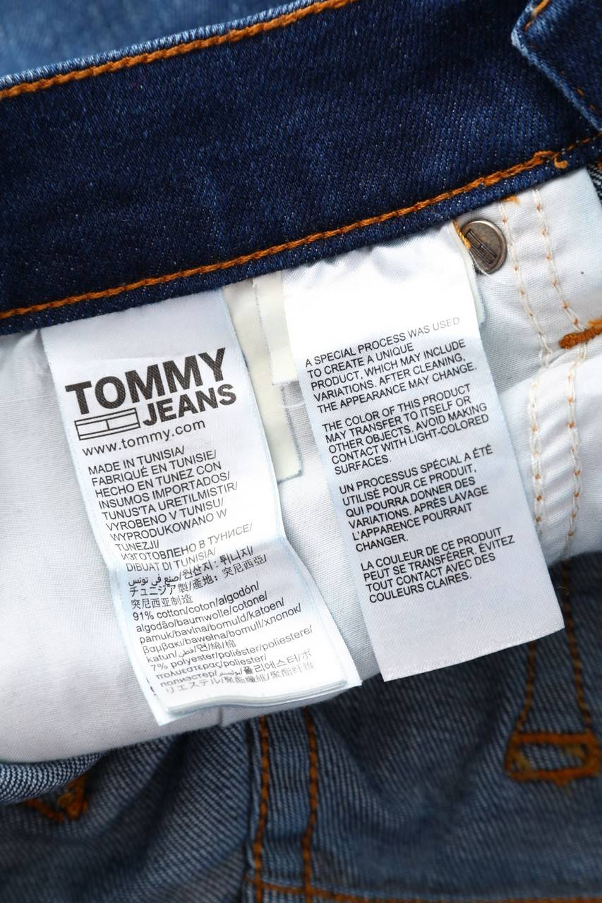 Carou TOMMY JEANS Tommy Hilfiger Dark Denim Straight Cut Jeans