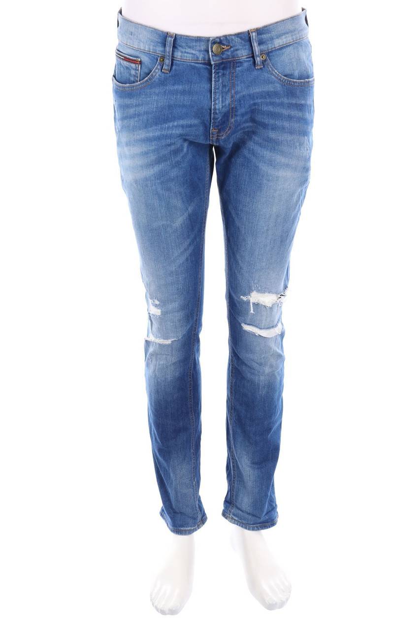 Carou TOMMY JEANS Tommy Hilfiger Destroyed Slim-Jeans mit Logo-Badge