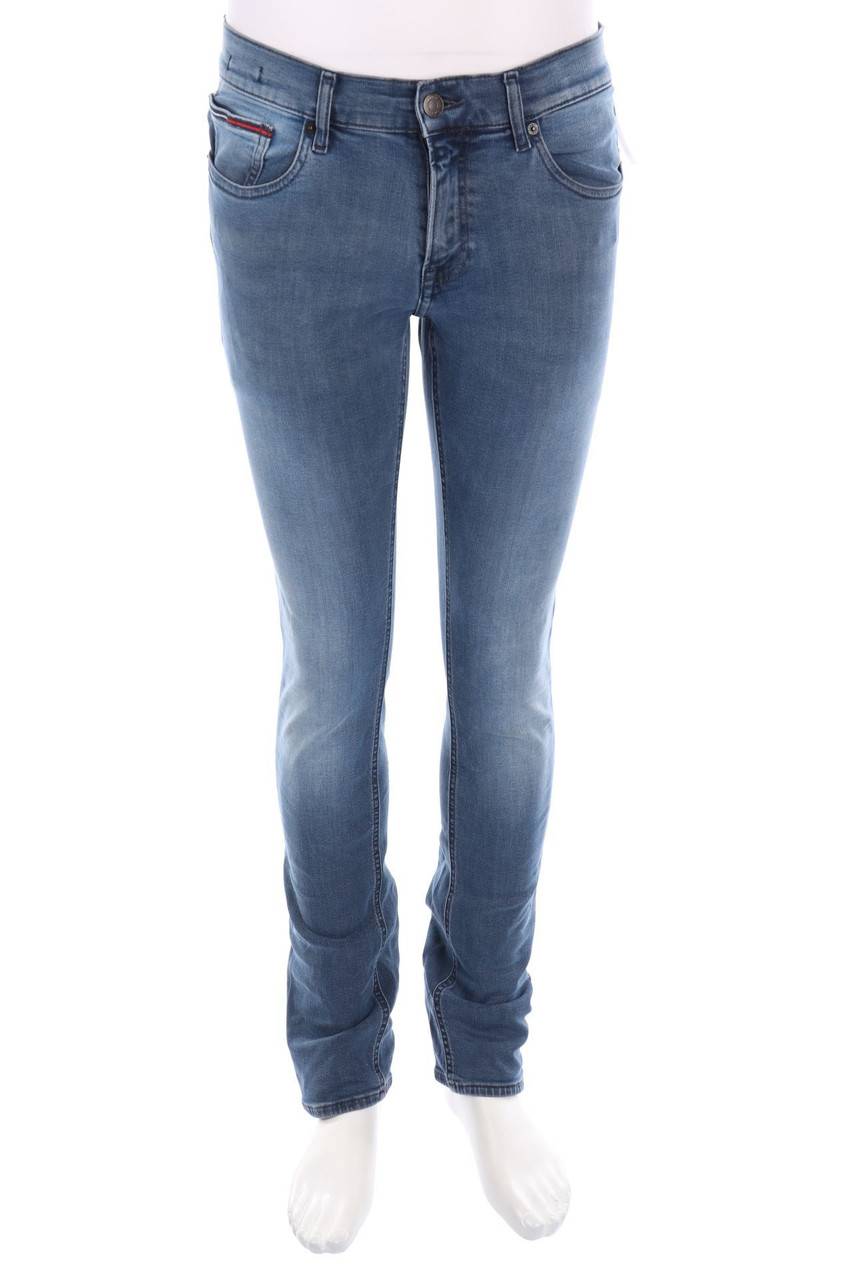 Carou TOMMY JEANS Tommy Hilfiger Slim Jeans aus Baumwoll-Mix mit Logo-Badge