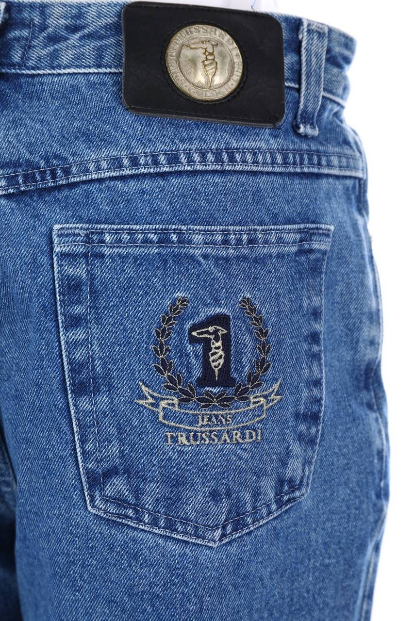Carou TRUSSARDI JEANS Vintage-Mom-Jeans Mit Logo-Patch