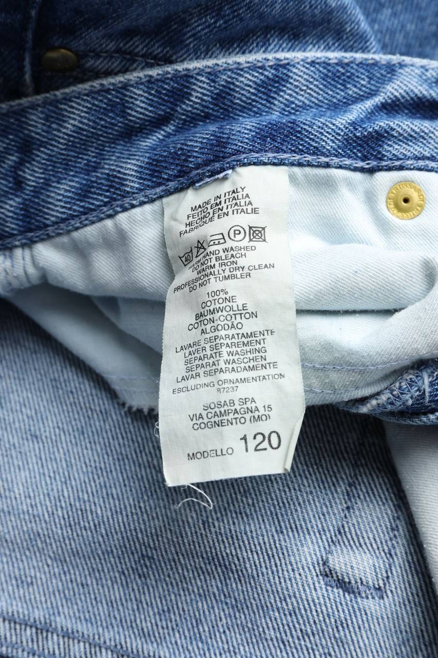 Carou TRUSSARDI JEANS Vintage-Mom-Jeans Mit Logo-Patch