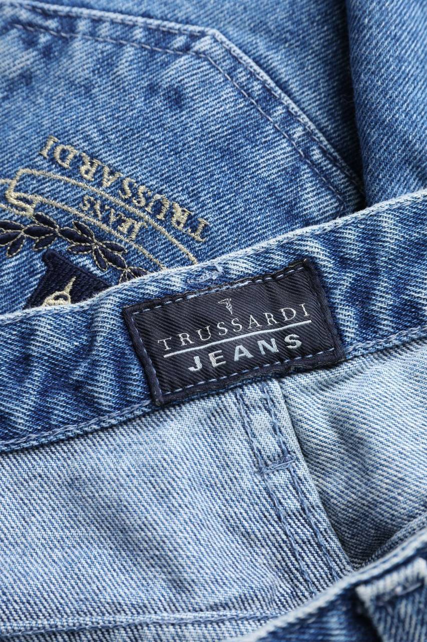 Carou TRUSSARDI JEANS Vintage-Mom-Jeans Mit Logo-Patch
