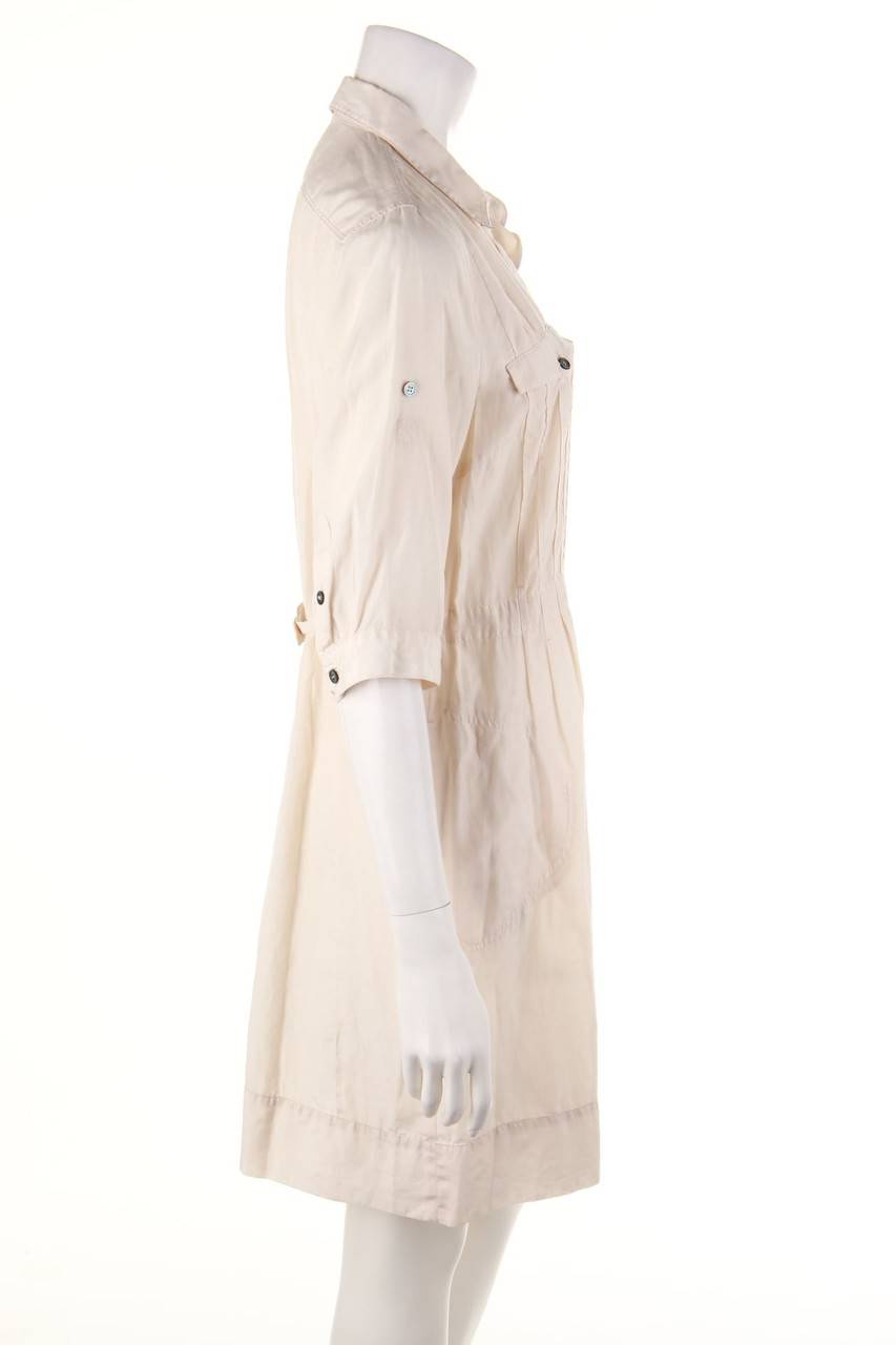 Carou TURNOVER Kleid Aus Seiden-Mischung Mit Biesen