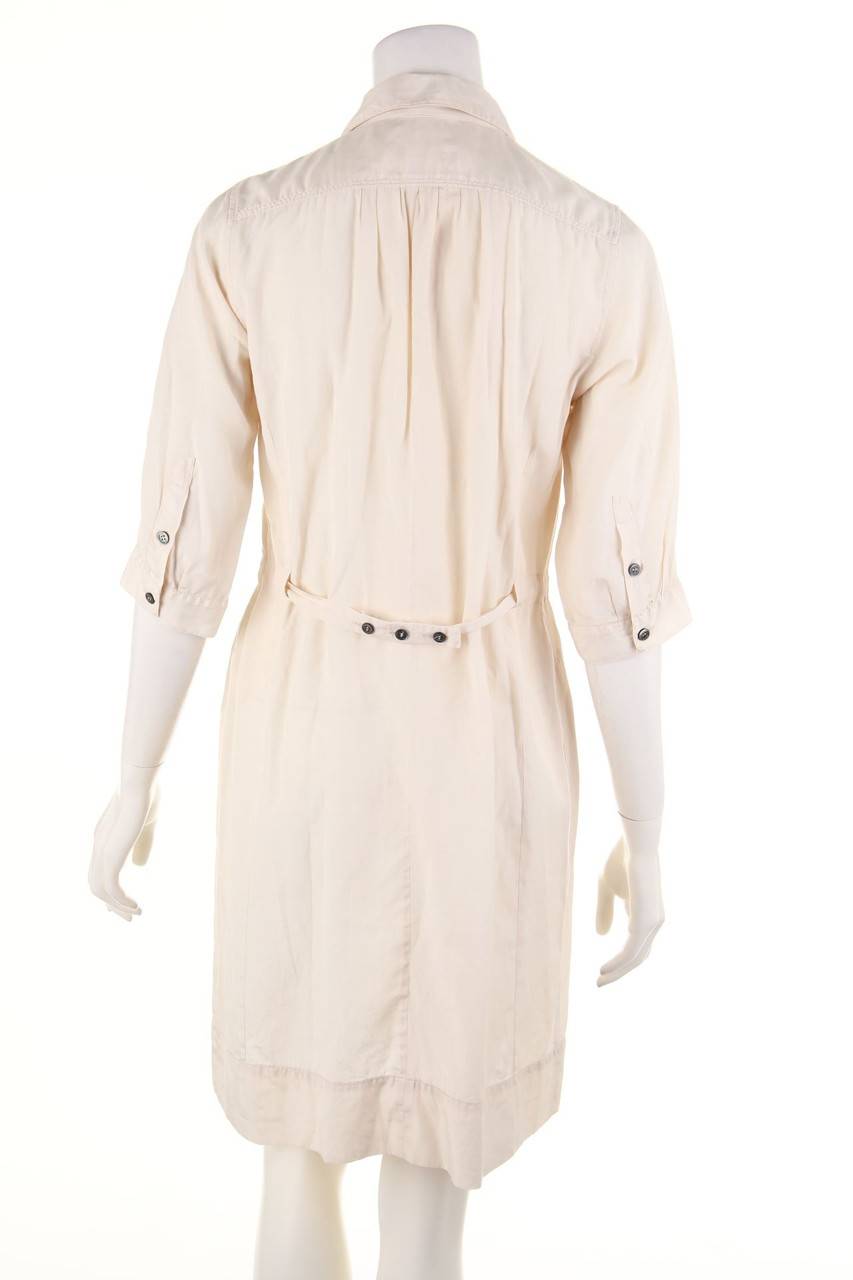 Carou TURNOVER Kleid Aus Seiden-Mischung Mit Biesen