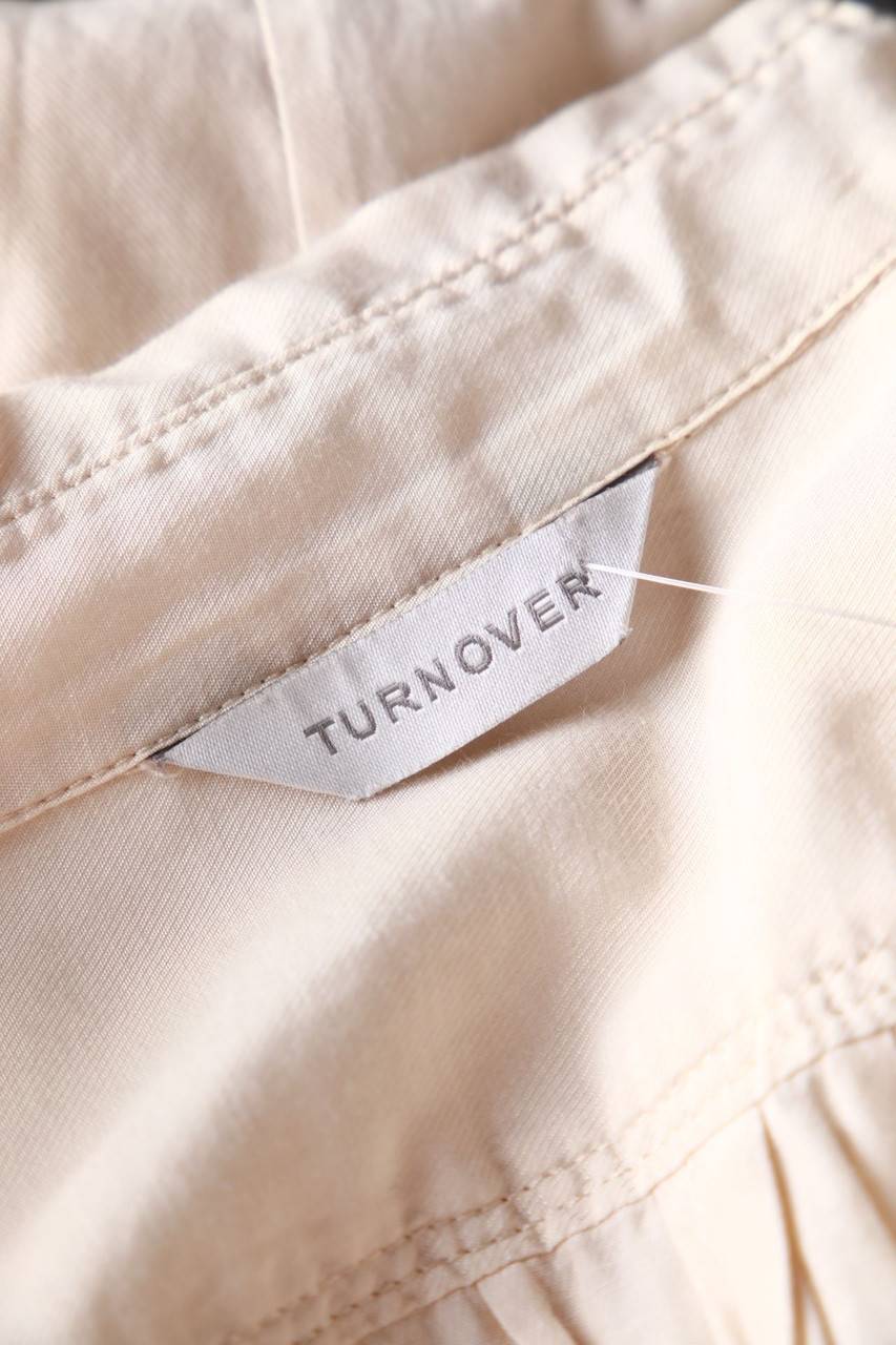 Carou TURNOVER Kleid Aus Seiden-Mischung Mit Biesen