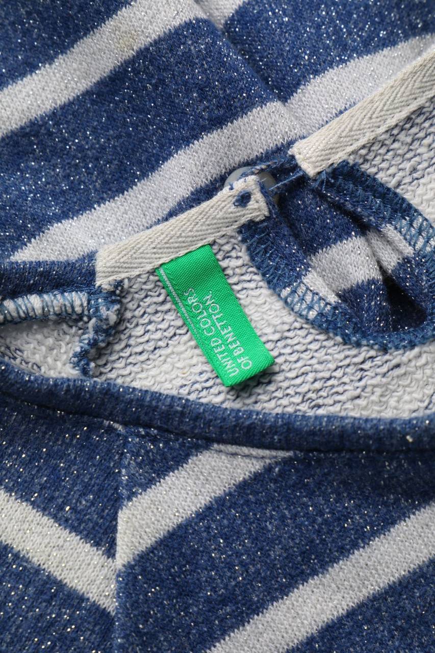 Carou UNITED COLORS OF BENETTON Glitzer-Kleid Mit Streifen