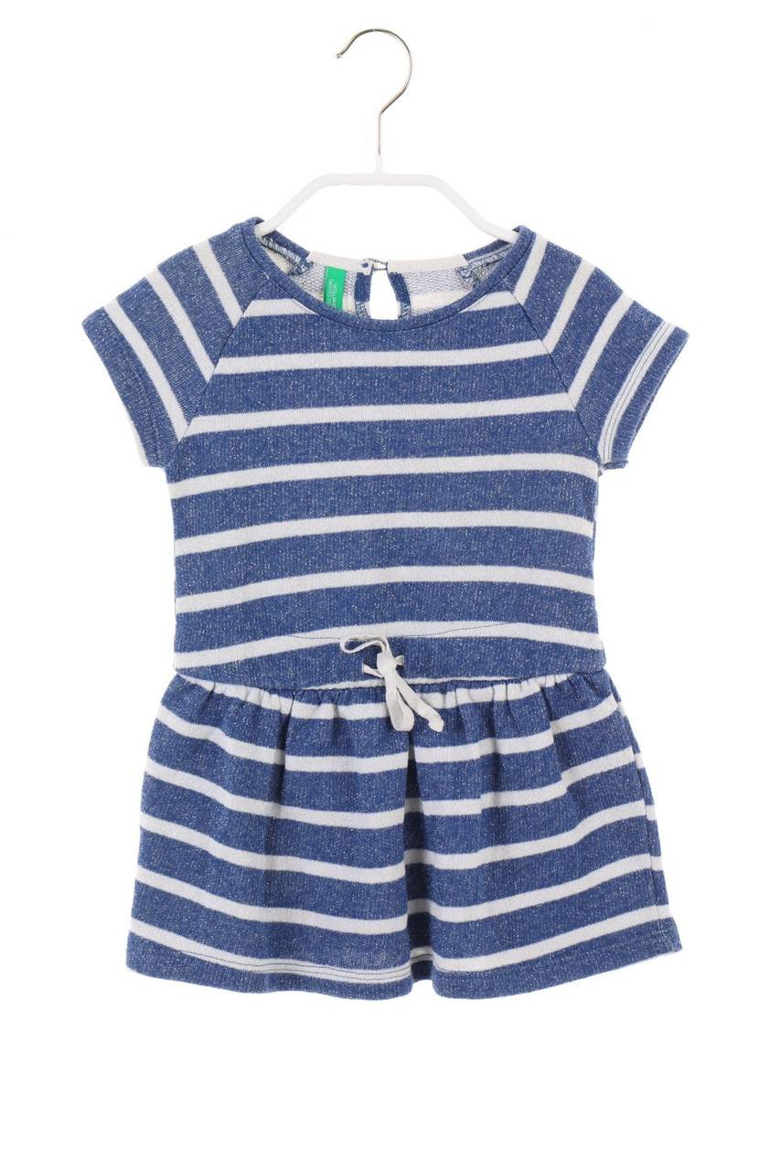 Carou UNITED COLORS OF BENETTON Glitzer-Kleid mit Streifen