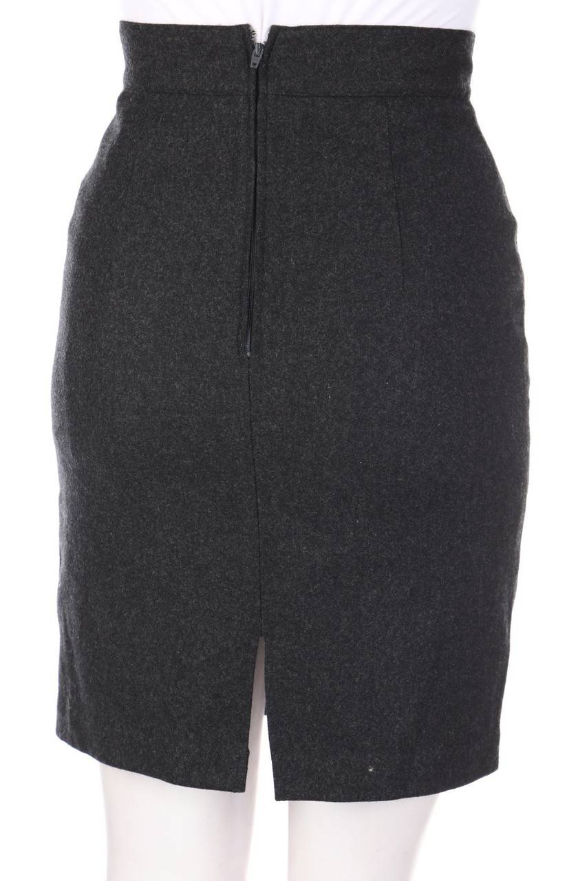 Carou UNITED COLORS OF BENETTON High Waist-Vintage-Rock Aus Woll-Mix