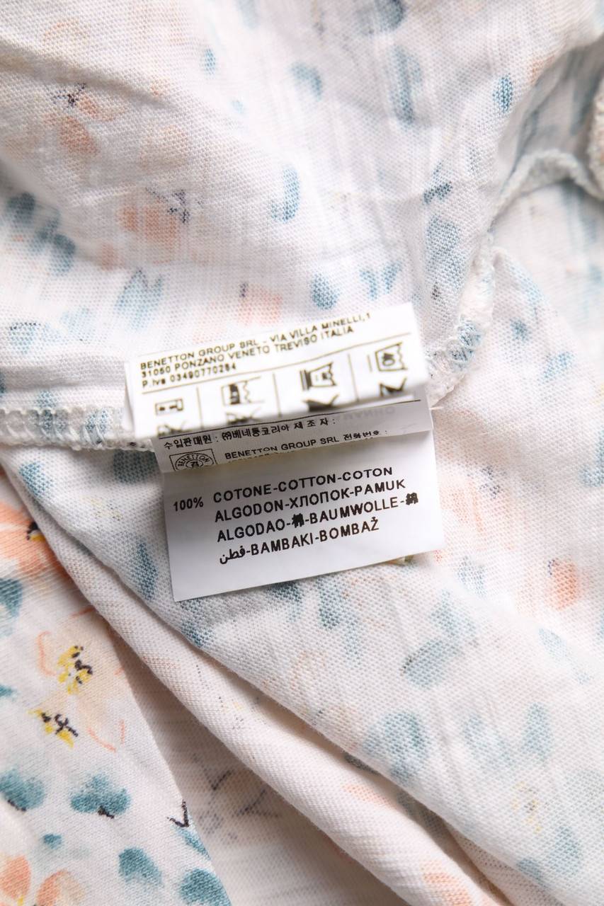 Carou UNITED COLORS OF BENETTON T-Shirt Mit Floralem Muster