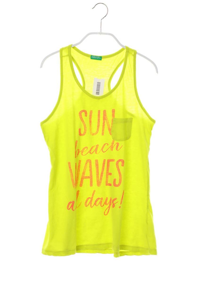 Carou UNITED COLORS OF BENETTON Top mit Statement-Print
