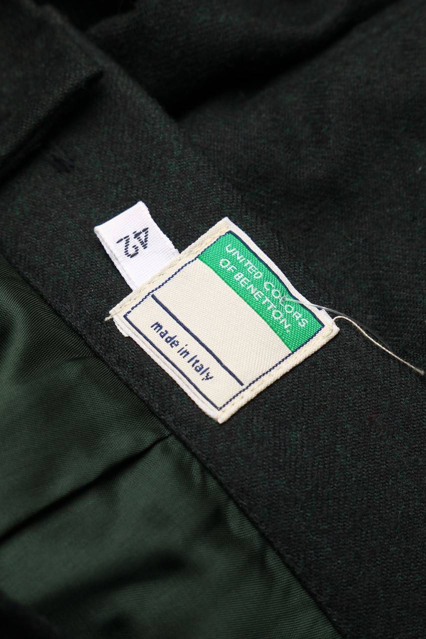 Carou UNITED COLORS OF BENETTON Vintage-Rock Aus Reiner Schurwolle